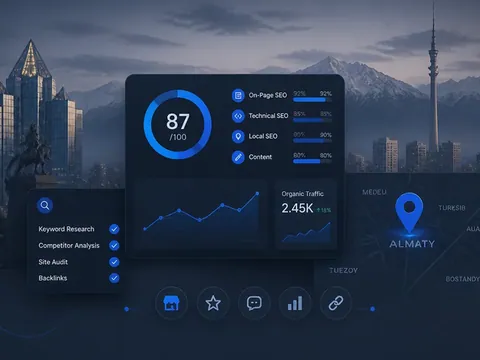 SEO-аналитика и карта Алматы для локального продвижения